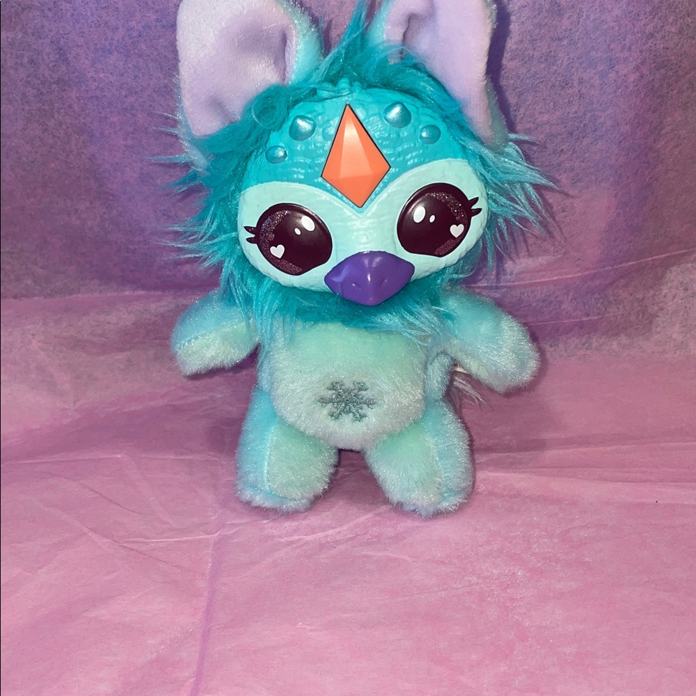 Cute Plush Toy with Colorful Horn